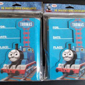 Thomas The Tank Engine Party Invitations - New in Sealed Packages